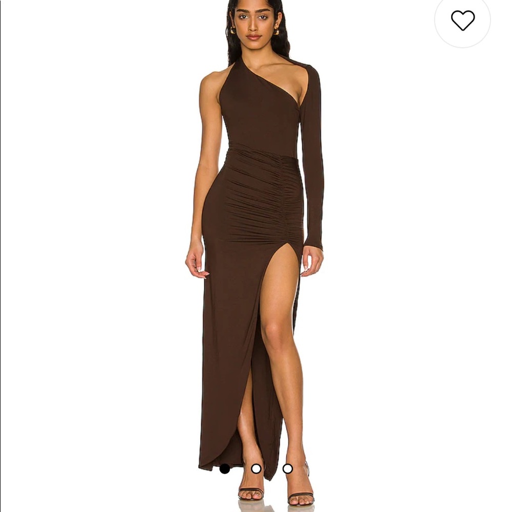 Romona Maxi Dress in Chocolate | Superdown xxs